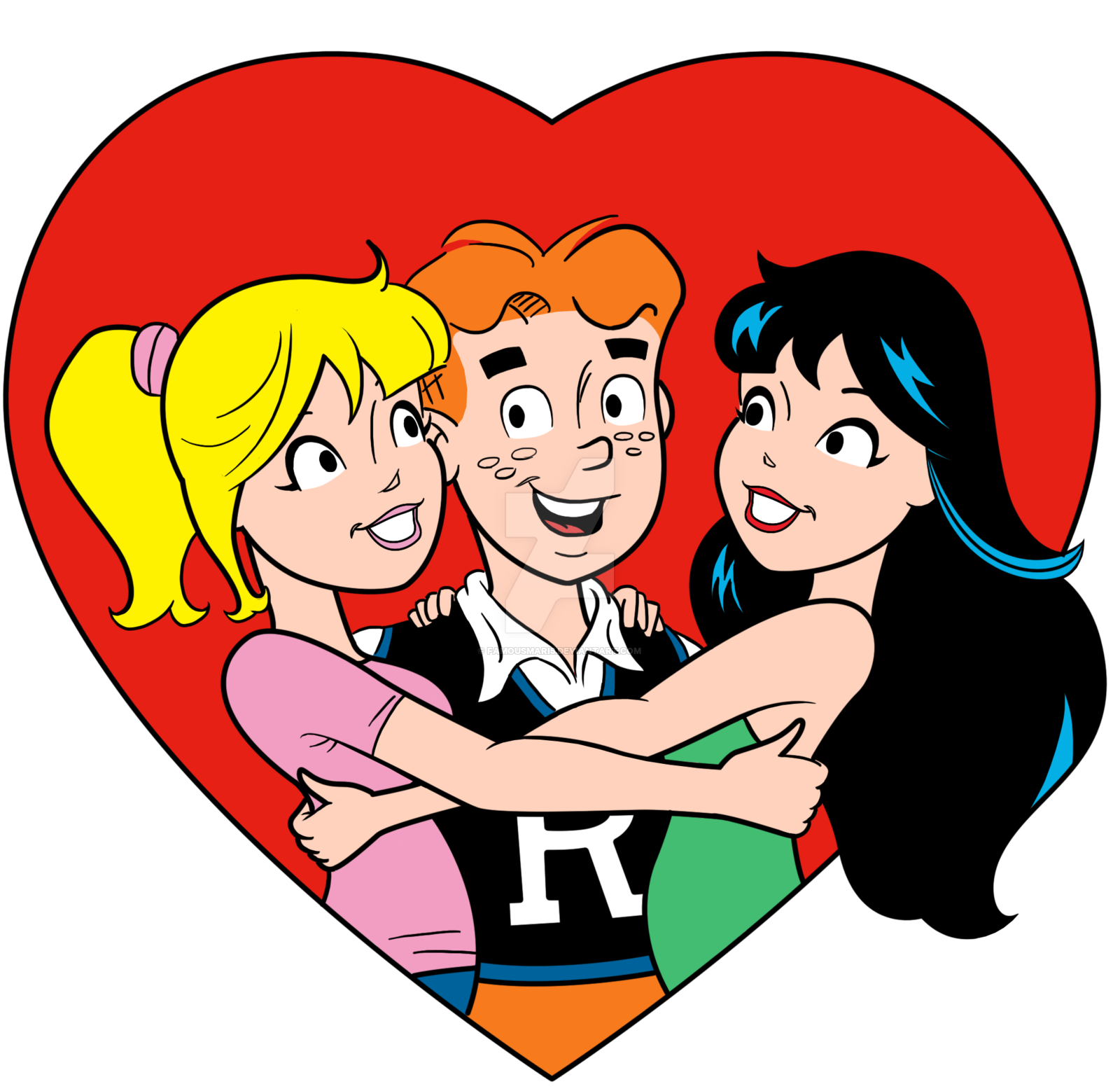 Archie Stack Archie And Veronica Cartoon