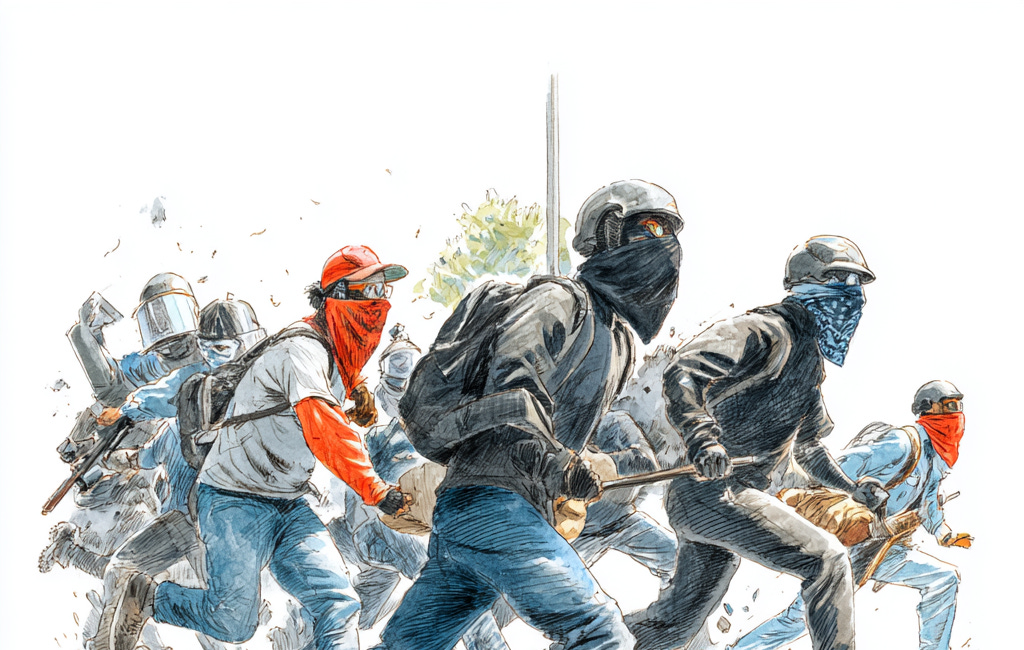 No Kings protests turn violent with Leftists targeting DHS