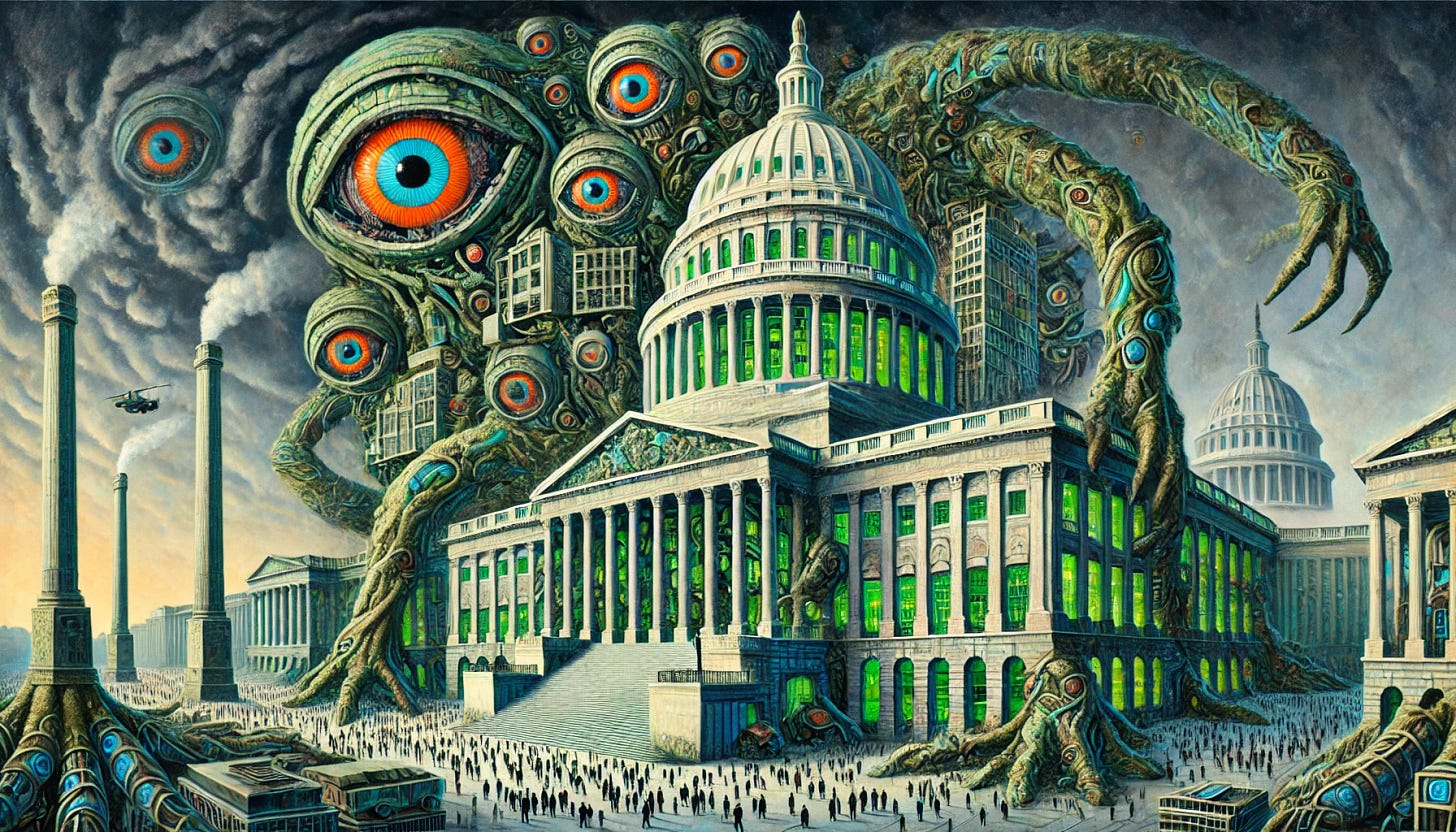 Government growing into a monster.
