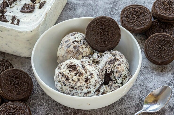 Helado de Oreo