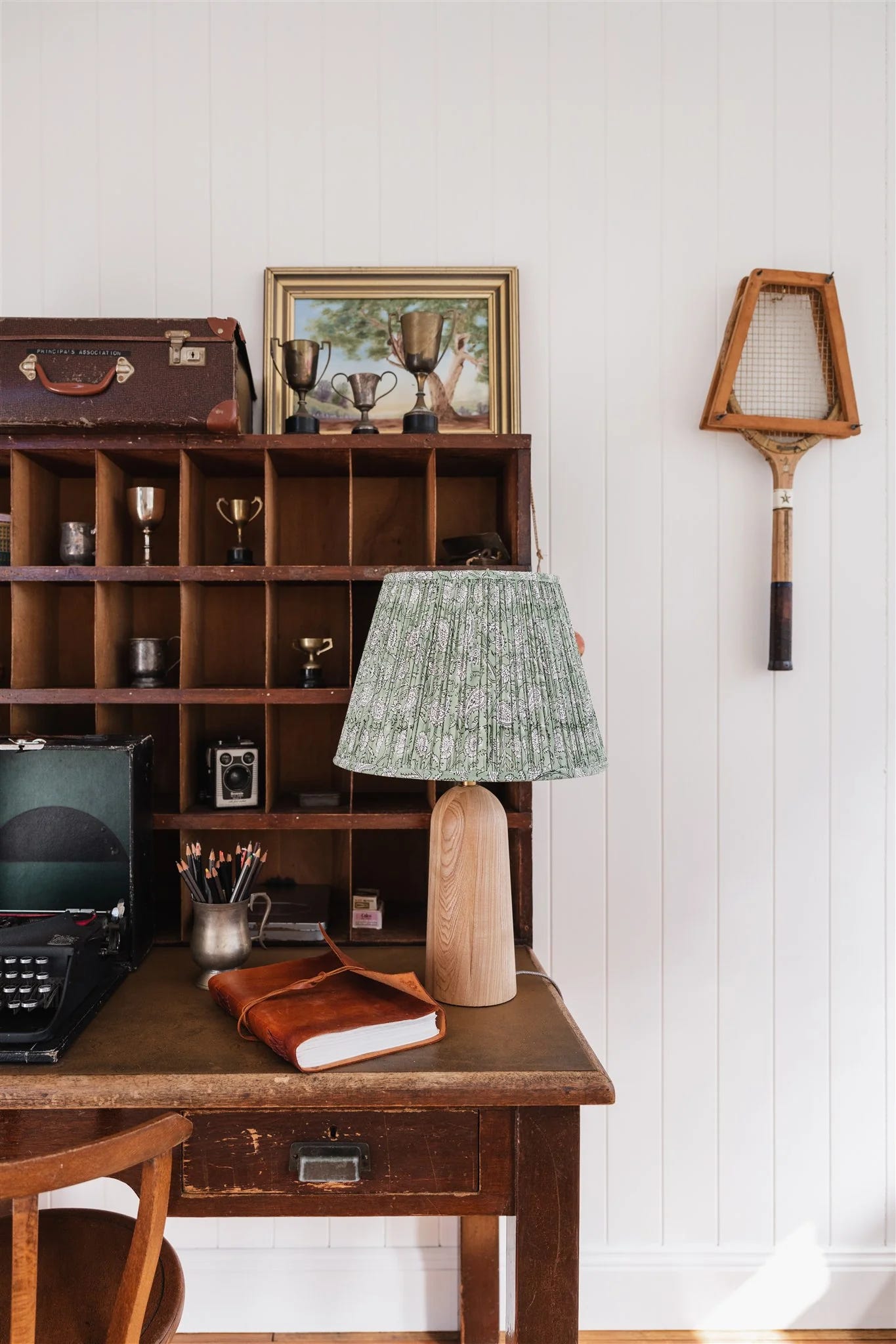 Pip and Haze pleated lampshade