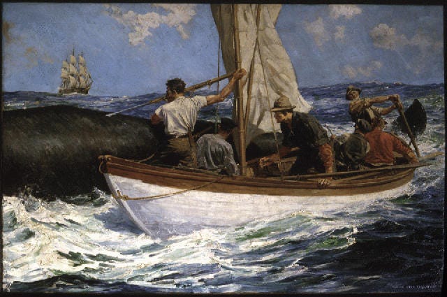 Harpooning a Whale" | Number: 2001.100.4443 Object:painting… | Flickr