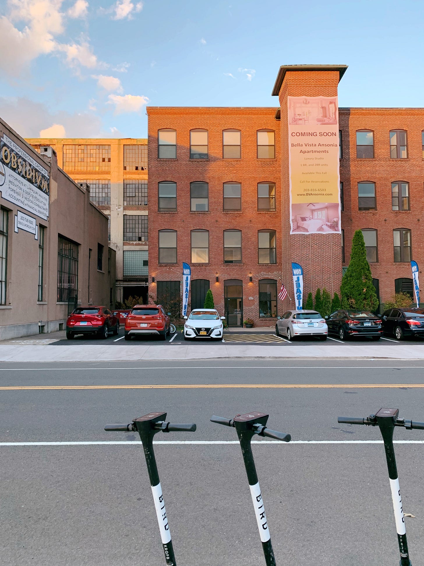 Factory converted into lofts