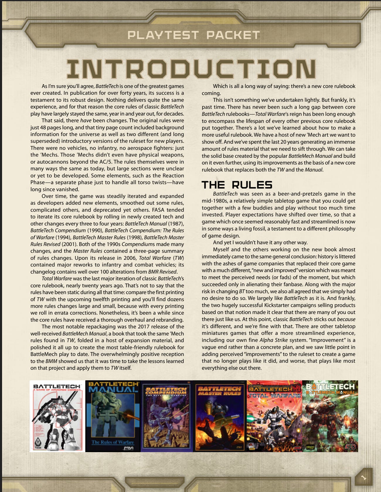 Catalyst Game Labs Is Rebooting BattleTech With New Core Rules