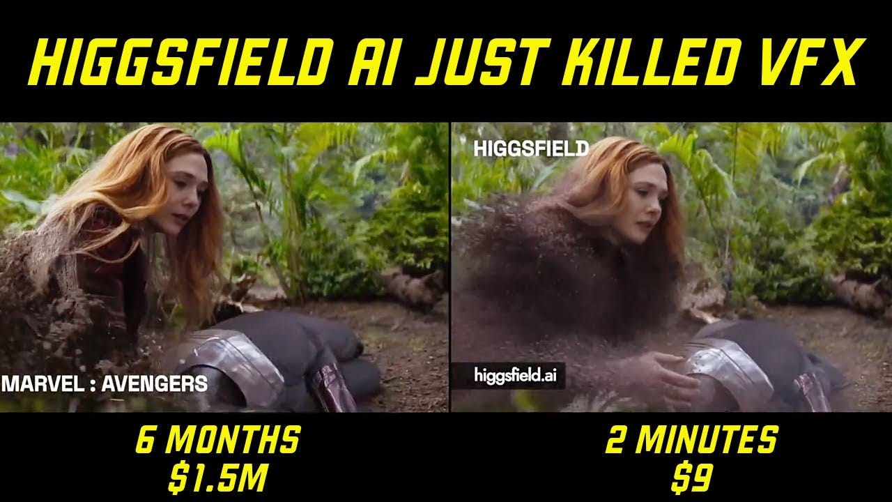 Higgsfield Ai just killed VFX