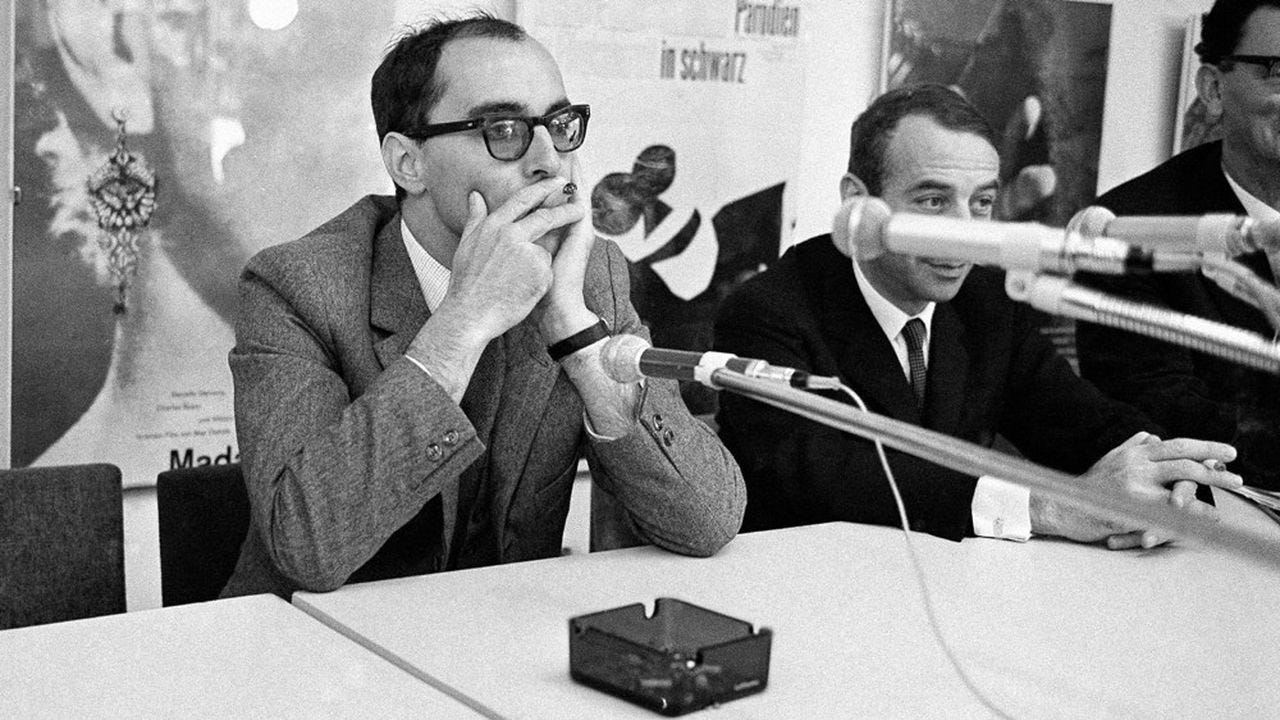 Jean-Luc Godard présente « Masculin féminin » au festival de Berlin en 1966. Le film repartira avec l'ours d'argent du meilleur acteur pour Jean-Pierre Léaud. Jean-Luc Godard présente « Masculin féminin » au festival de Berlin en 1966. Le film repartira avec l'ours d'argent du meilleur acteur pour Jean-Pierre Léaud.