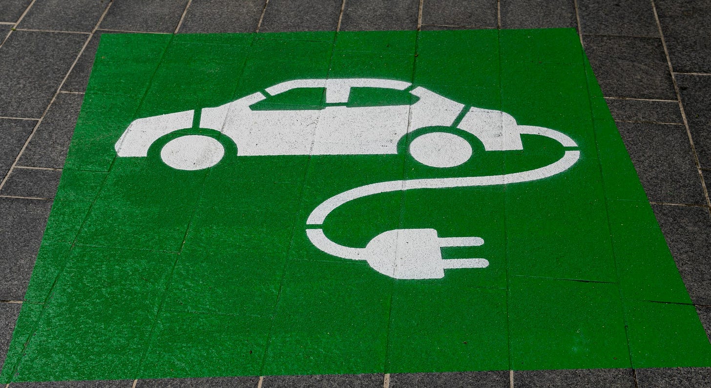 Electric Car sign Electric Car sign