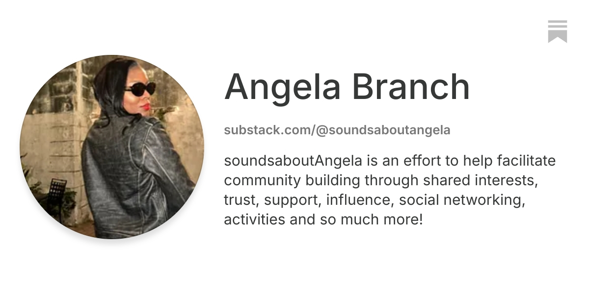 Angela Branch | Substack