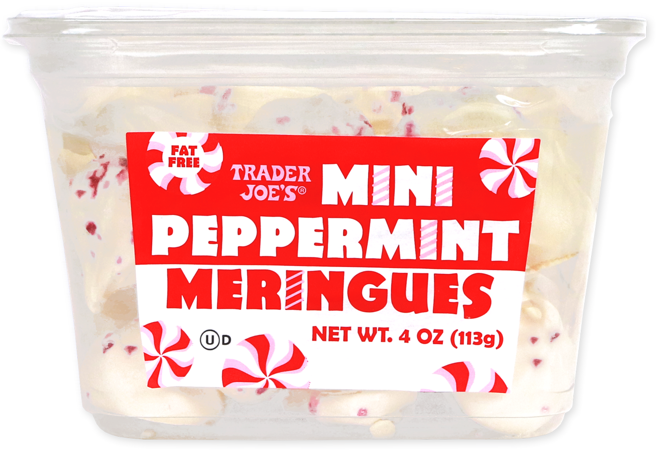 Mini Peppermint Meringues | Trader Joe's