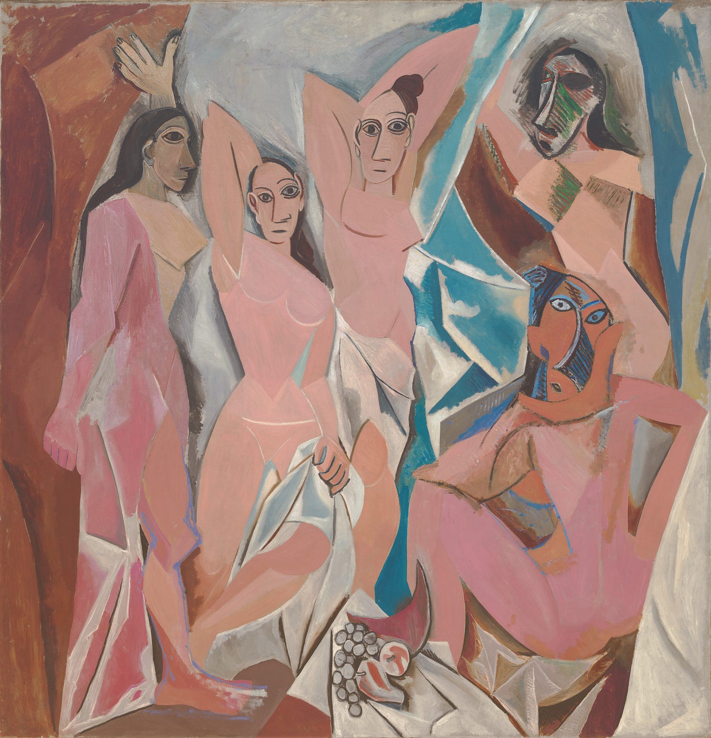Picasso Demoiselles d'Avignon painting Picasso Demoiselles d'Avignon painting