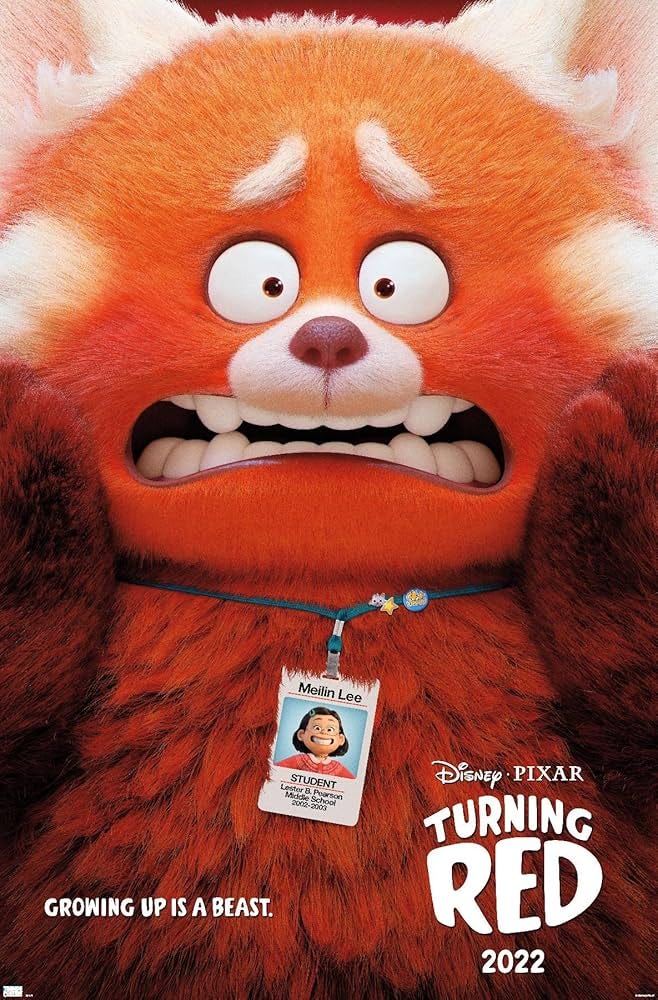 Amazon.com: Trends International Disney Pixar Turning Red - Teaser One  Sheet Wall Poster, 22.375" x 34", Premium Unframed Version: Posters & Prints