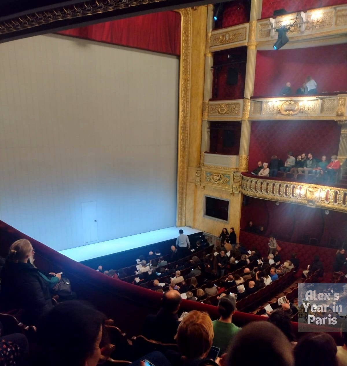 The grand auditorium of the Odeon