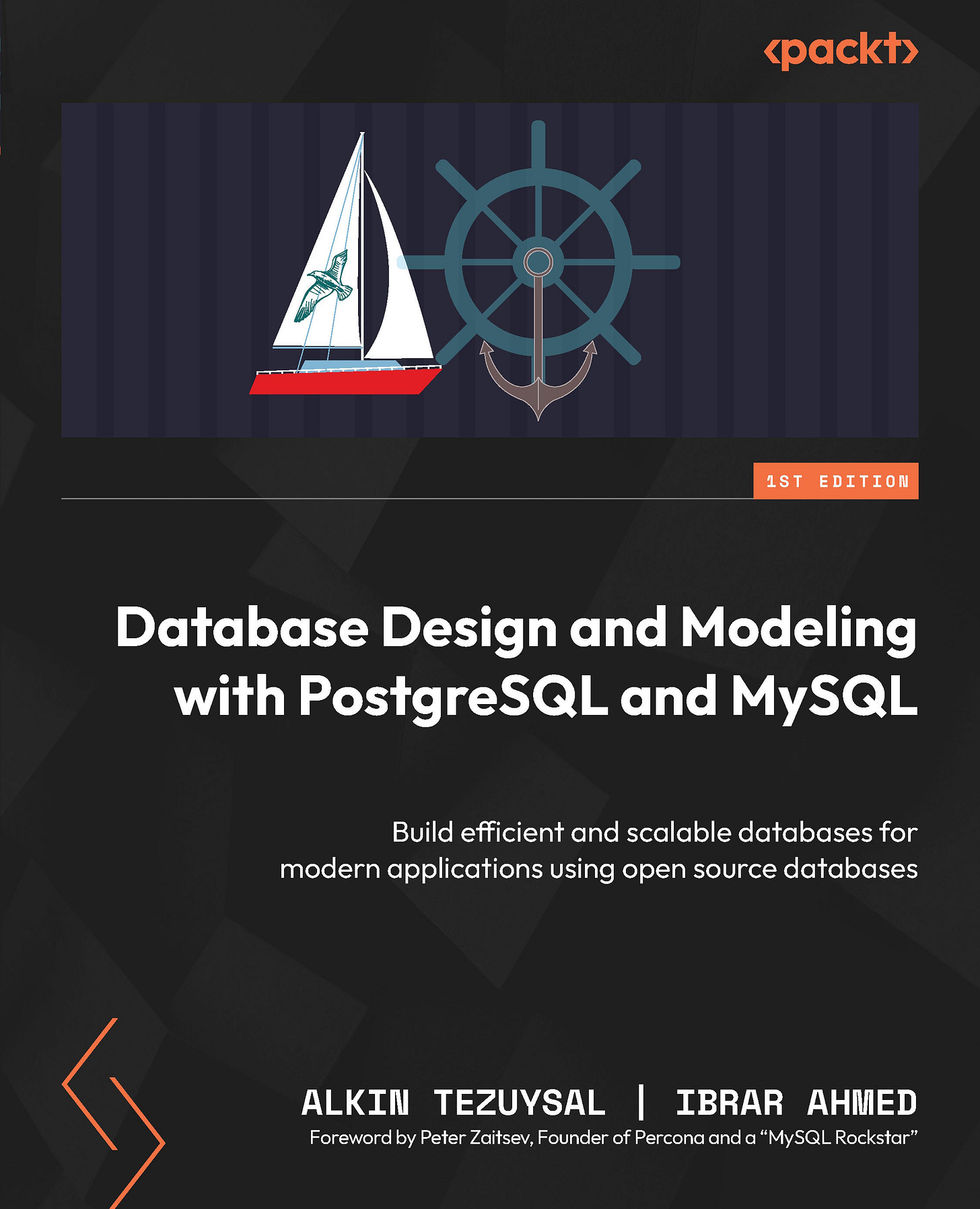 Database Design and Modeling with PostgreSQL and MySQL, Published by Packt, Book Cover