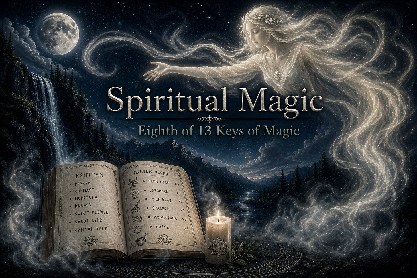 The eighth key of magic - Spirituual Magic header