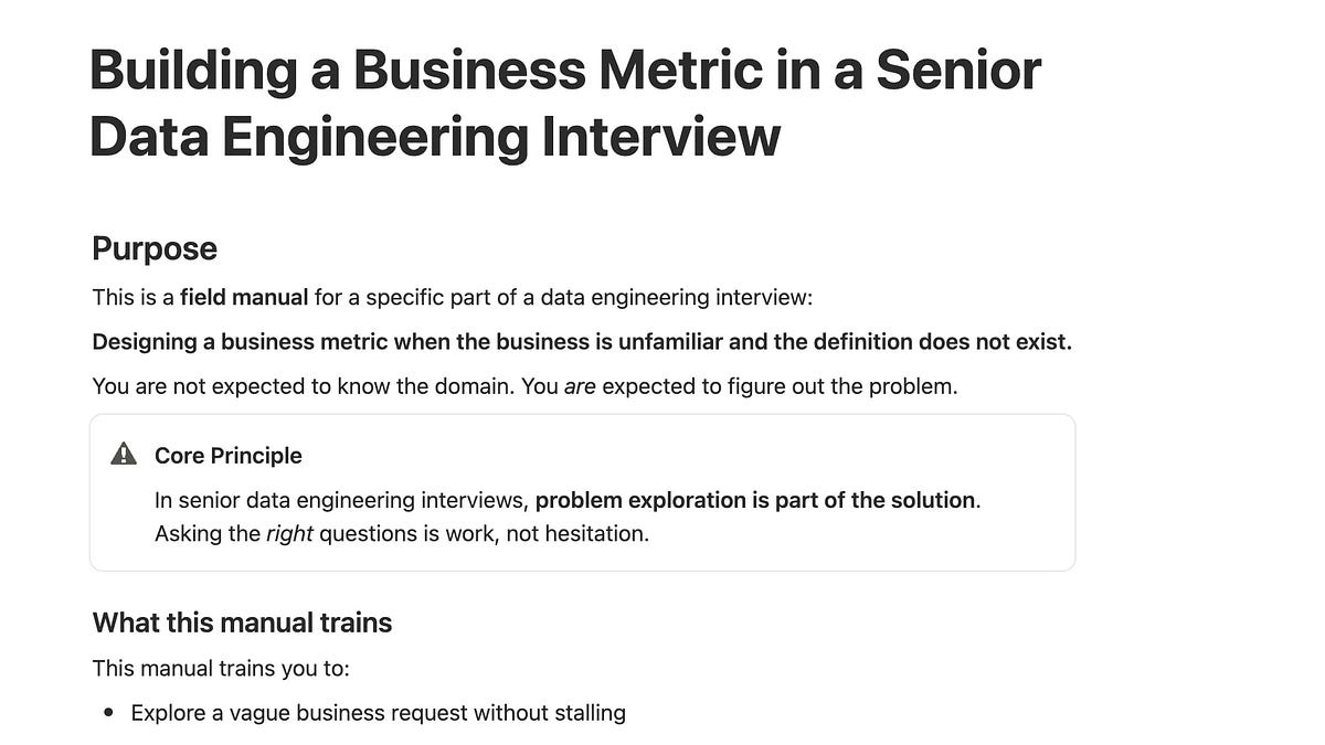 Passing The Senior Data Engineer Interview: Build This Pipeline