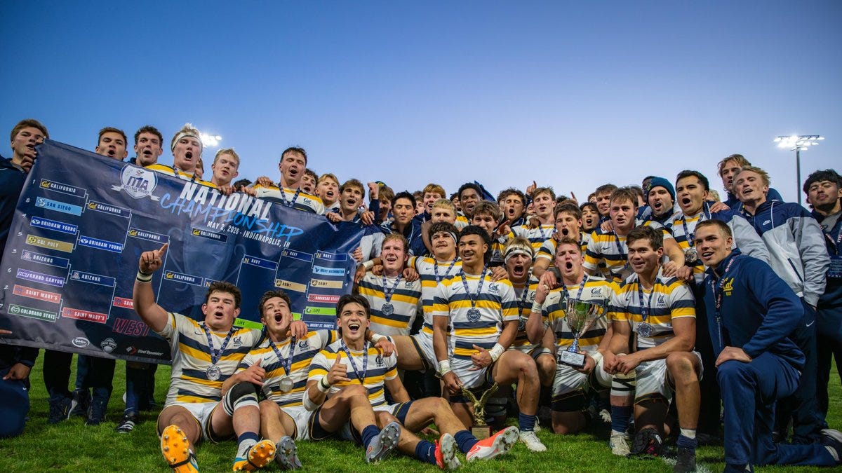 Cal Tech Rugby Back to back! Cal Rugby caps a perfect season with a 36-22 win over Navy