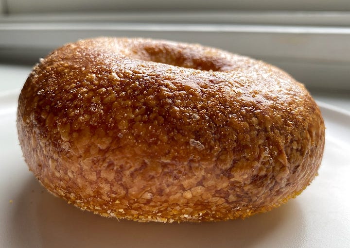 Plain bagel November 2023 vs. November 2022