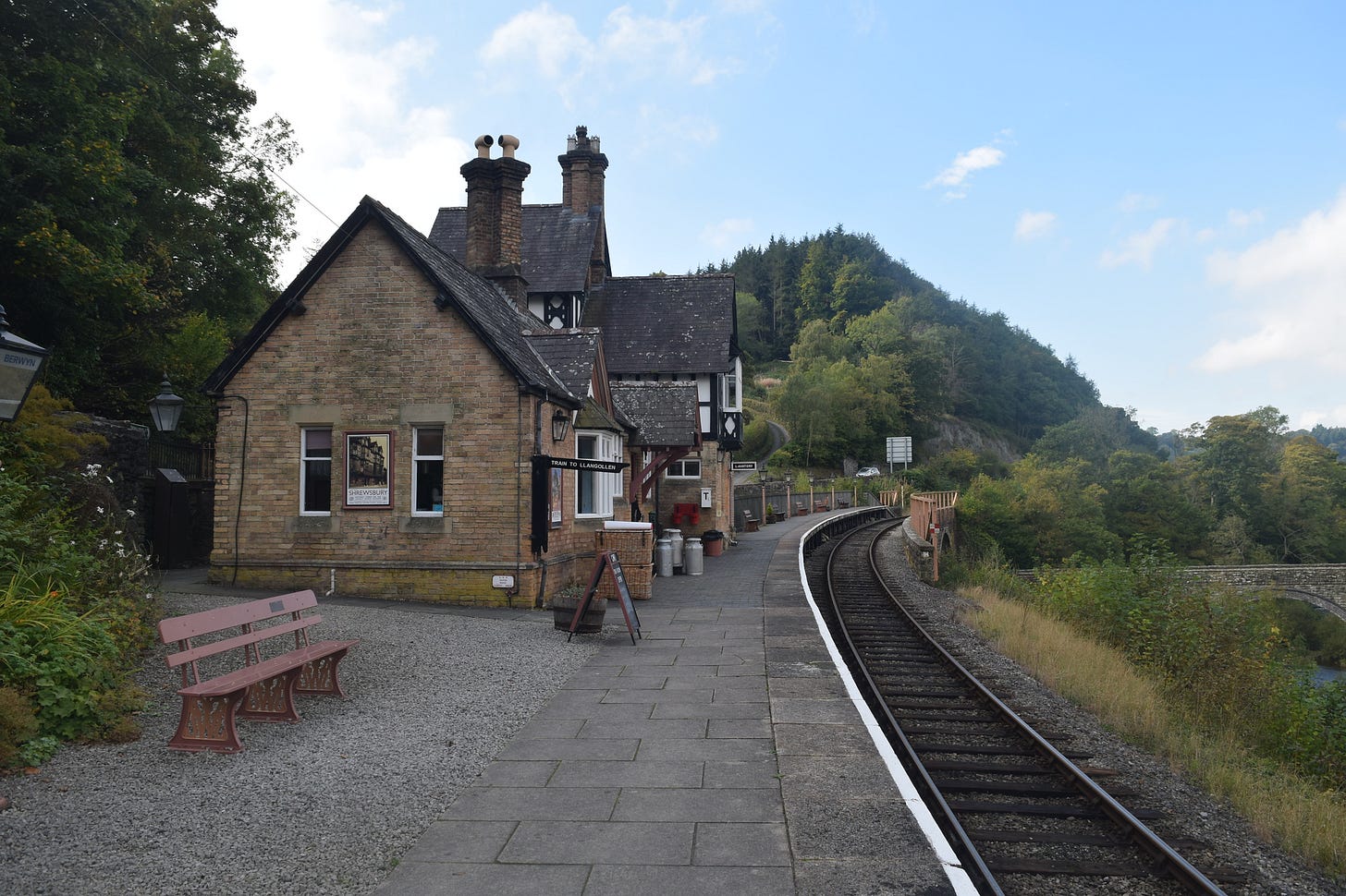 Berwyn station, Llangollen Railway, 05.10.2024.