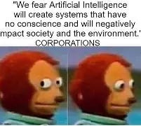 Image result for sceptical of AI meme