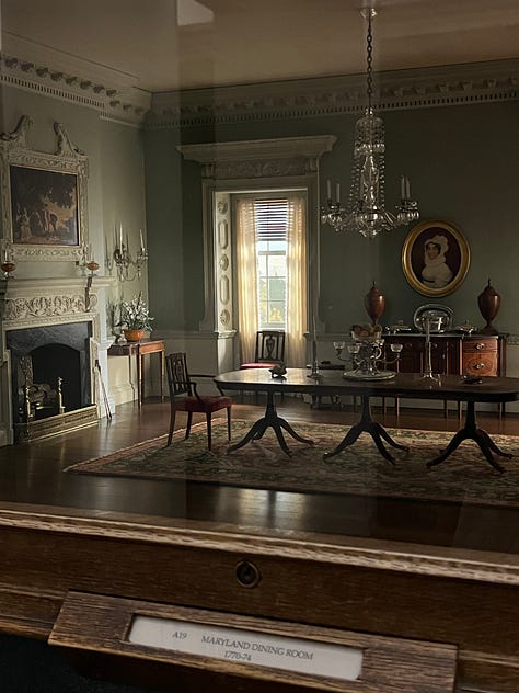 a selection of miniature rooms