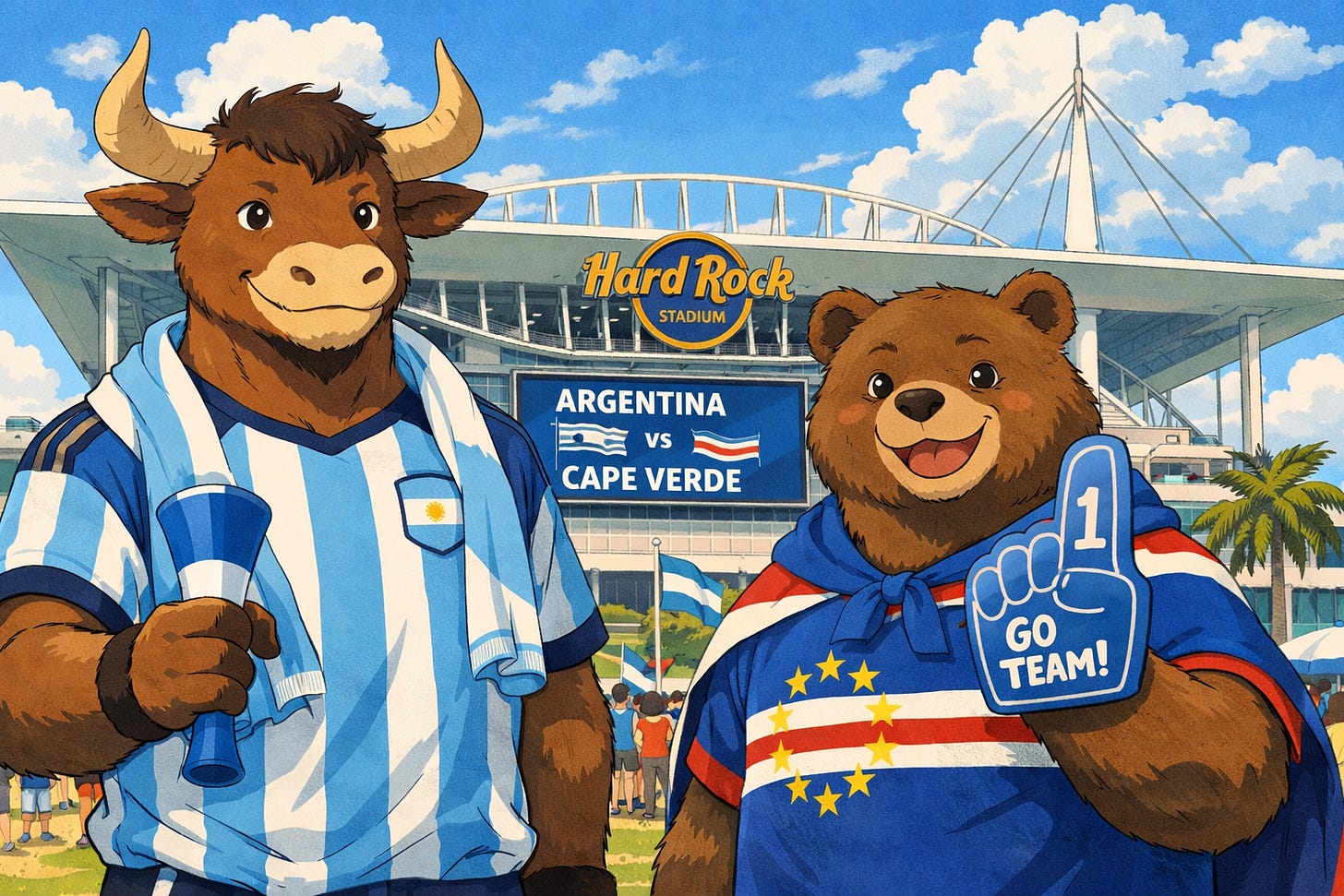 Ghibli bull and bear