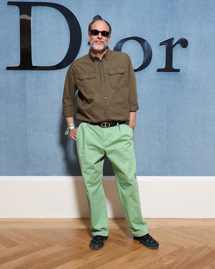 Luca Guadagnino attends the Dior Homme Menswear Spring/Summer 2026 show 