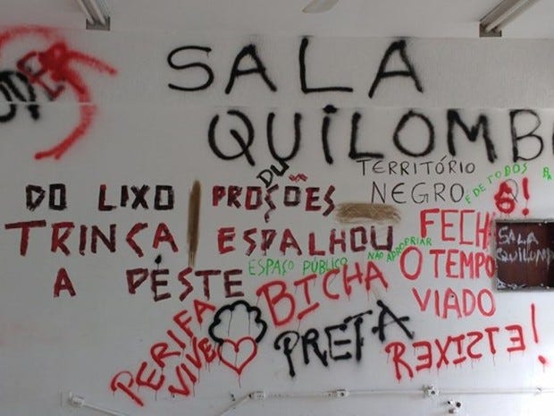 G1 - Sala de projeto de estudantes negros da UFSC é pichada com suástica -  notícias em Santa Catarina