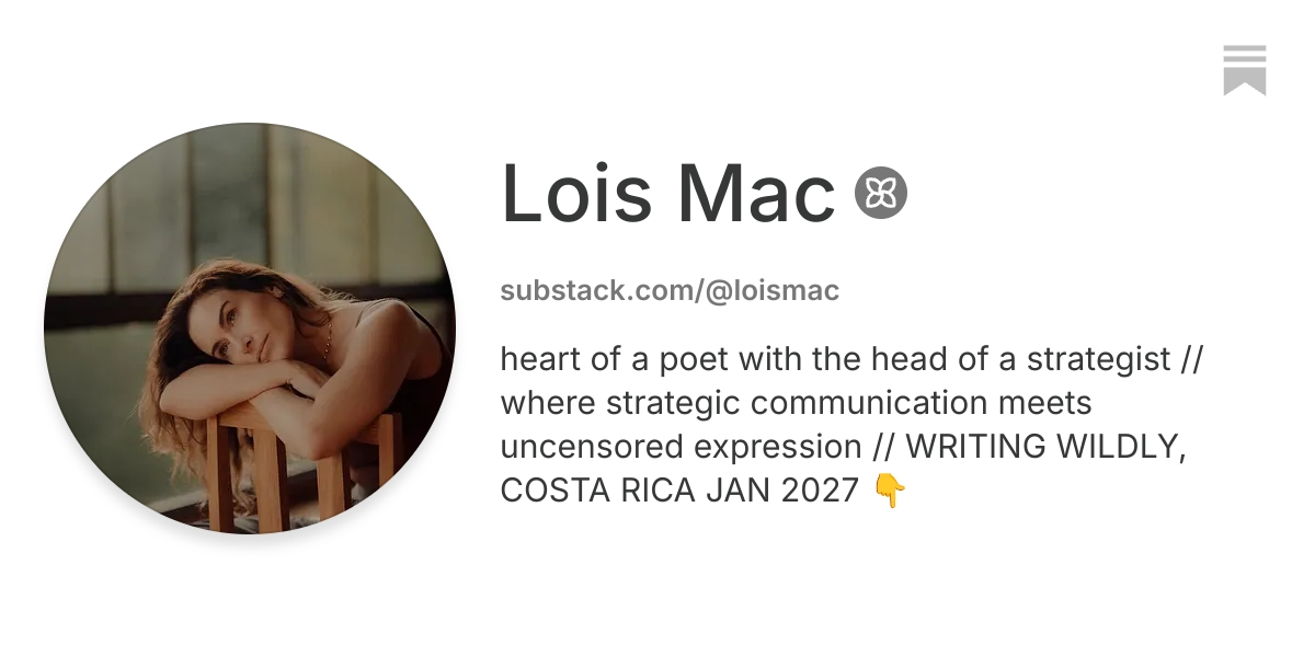 Lois Mac | Substack