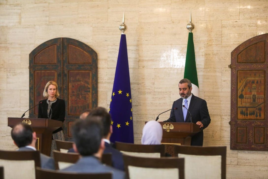Syria: Joint press conference by High Representative/Vice-President Kaja Kallas and Minister of Fore Syria: Joint press conference by High Representative/Vice-President Kaja Kallas and Minister of Fore