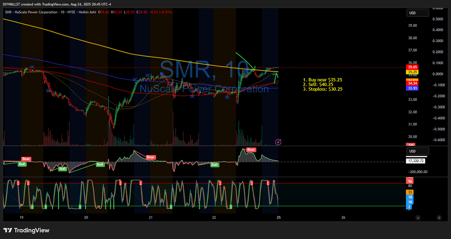 BATS:SMR Chart Image by DiYWALLST