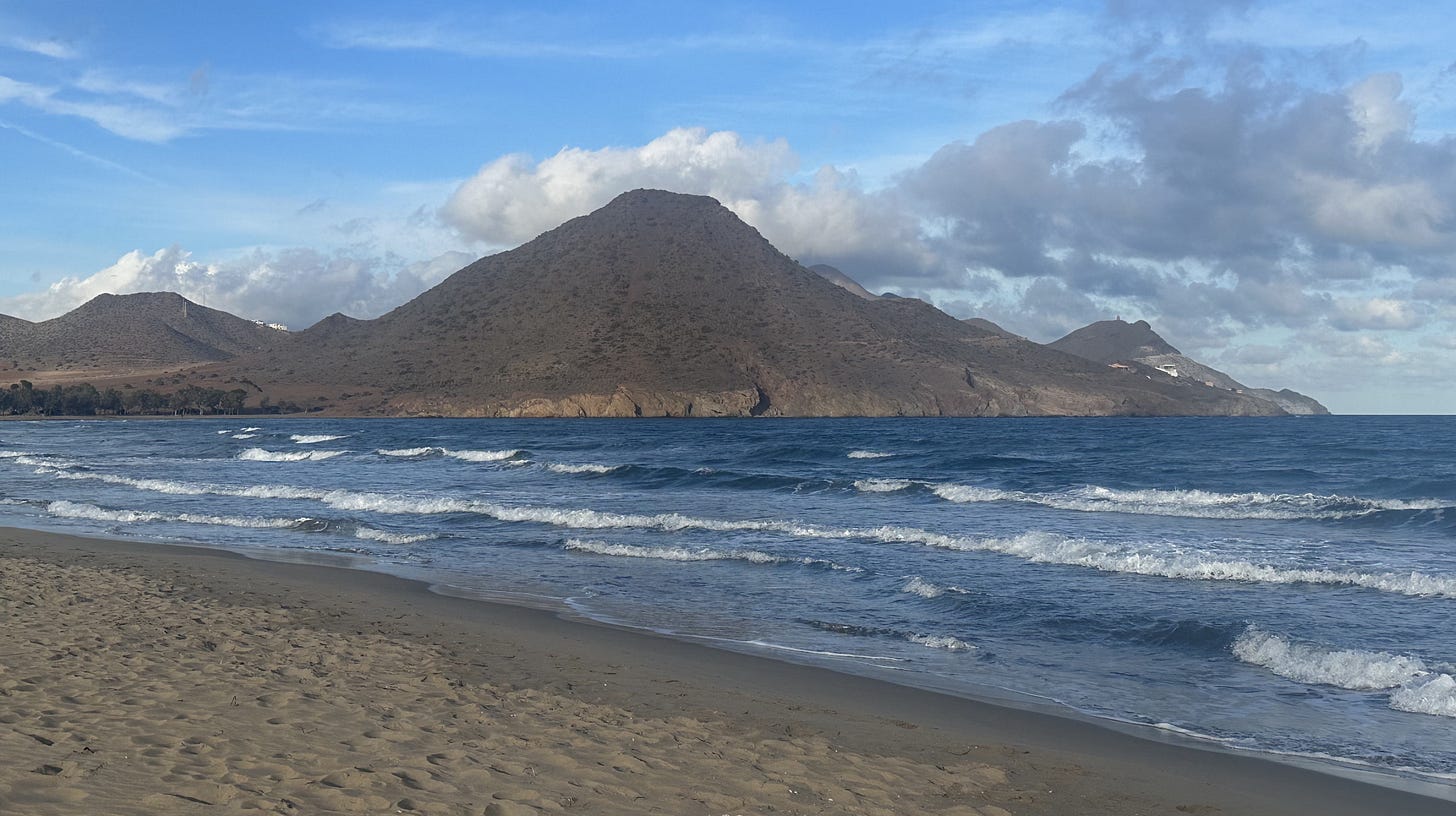 Playa de los Genoveses, Cabo de Gata, Spain Playa de los Genoveses, Cabo de Gata, Spain