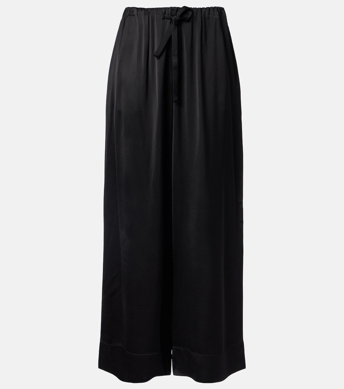 Satin wide-leg pants | Toteme
