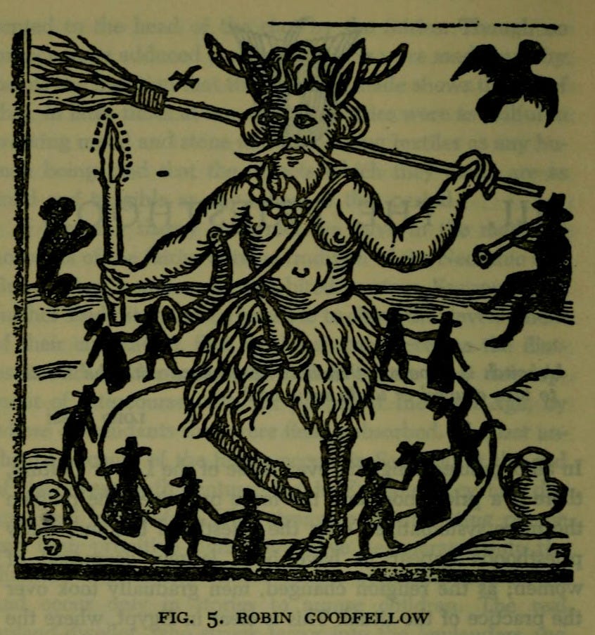 Notes From A Superfluous Man — 'Robin Goodfellow', “The God of the Witches”  by...