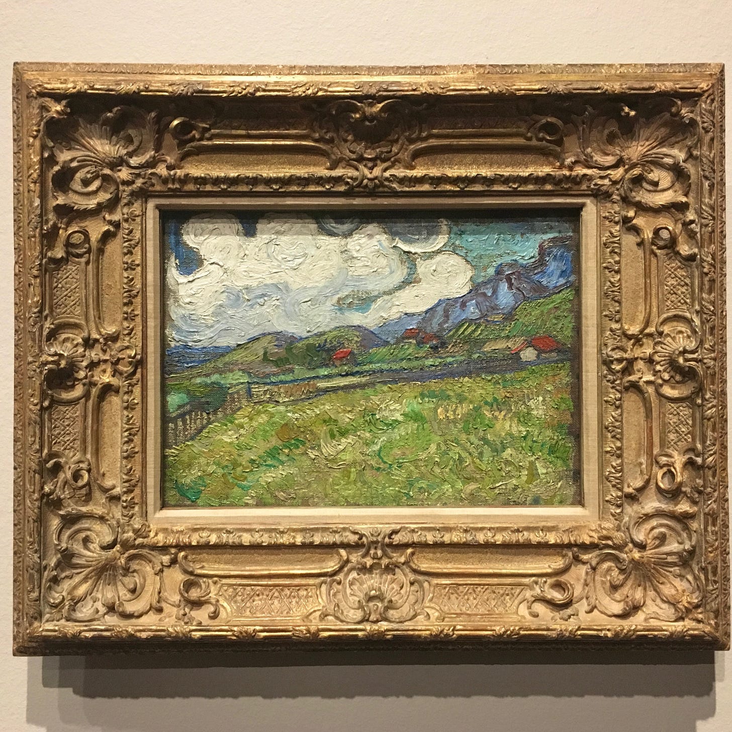 Wheat Field Behind Saint-Paul Hospital, by Vincent van Gogh (1889)