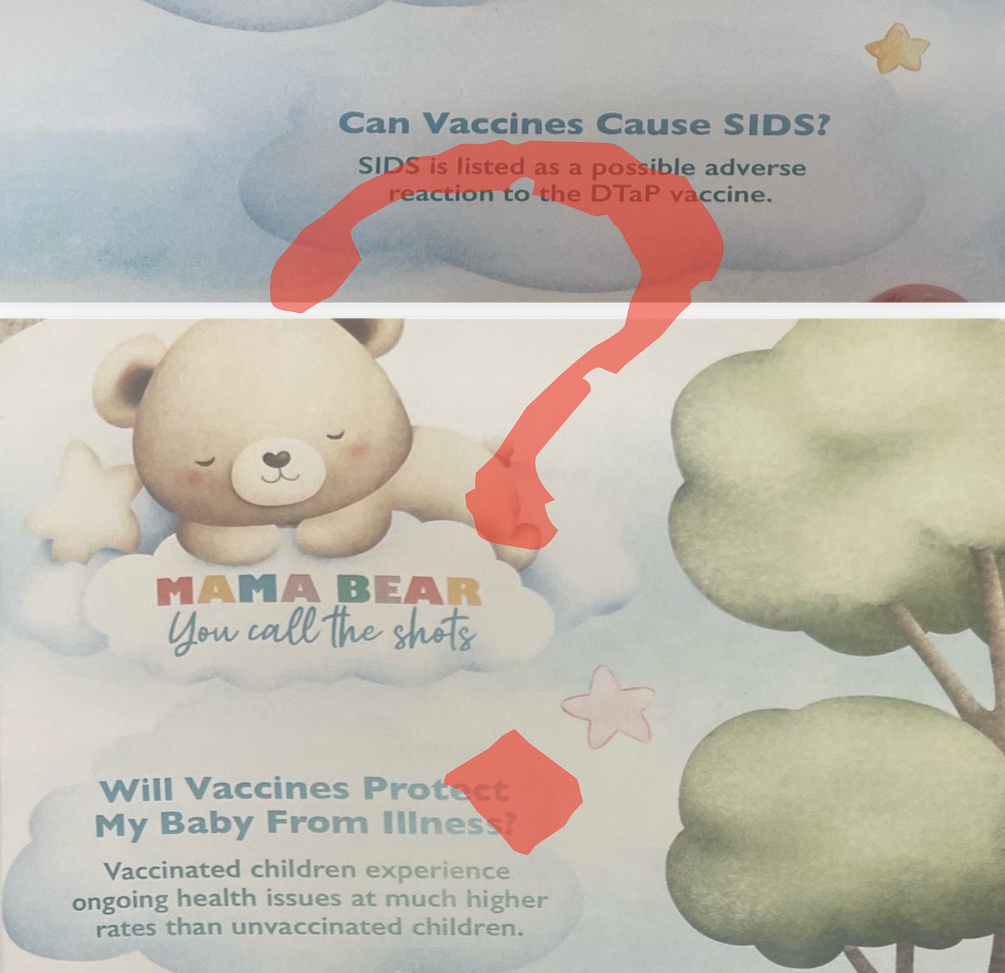 Mama Bear: You Call the Shots is full of misinformation and propaganda to scare you away from vaccinating and protecting your kids. It’s no surprise though, as the organization is run by folks who sell herbal supplements, 