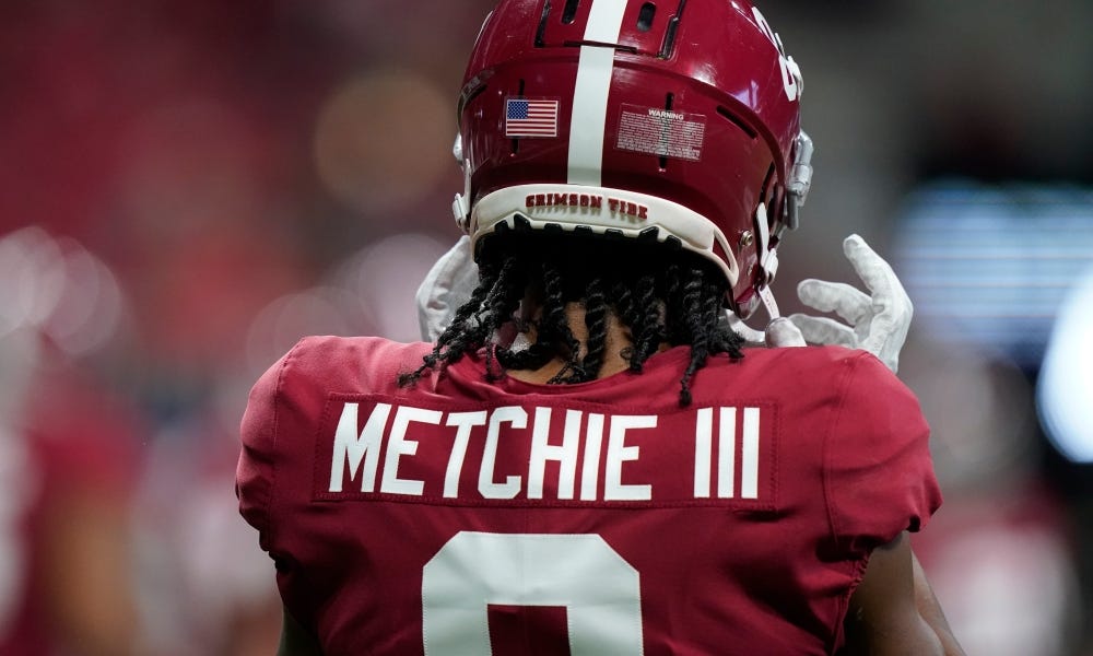 Alabama Football: WR John Metchie likely out for CFP with knee injury