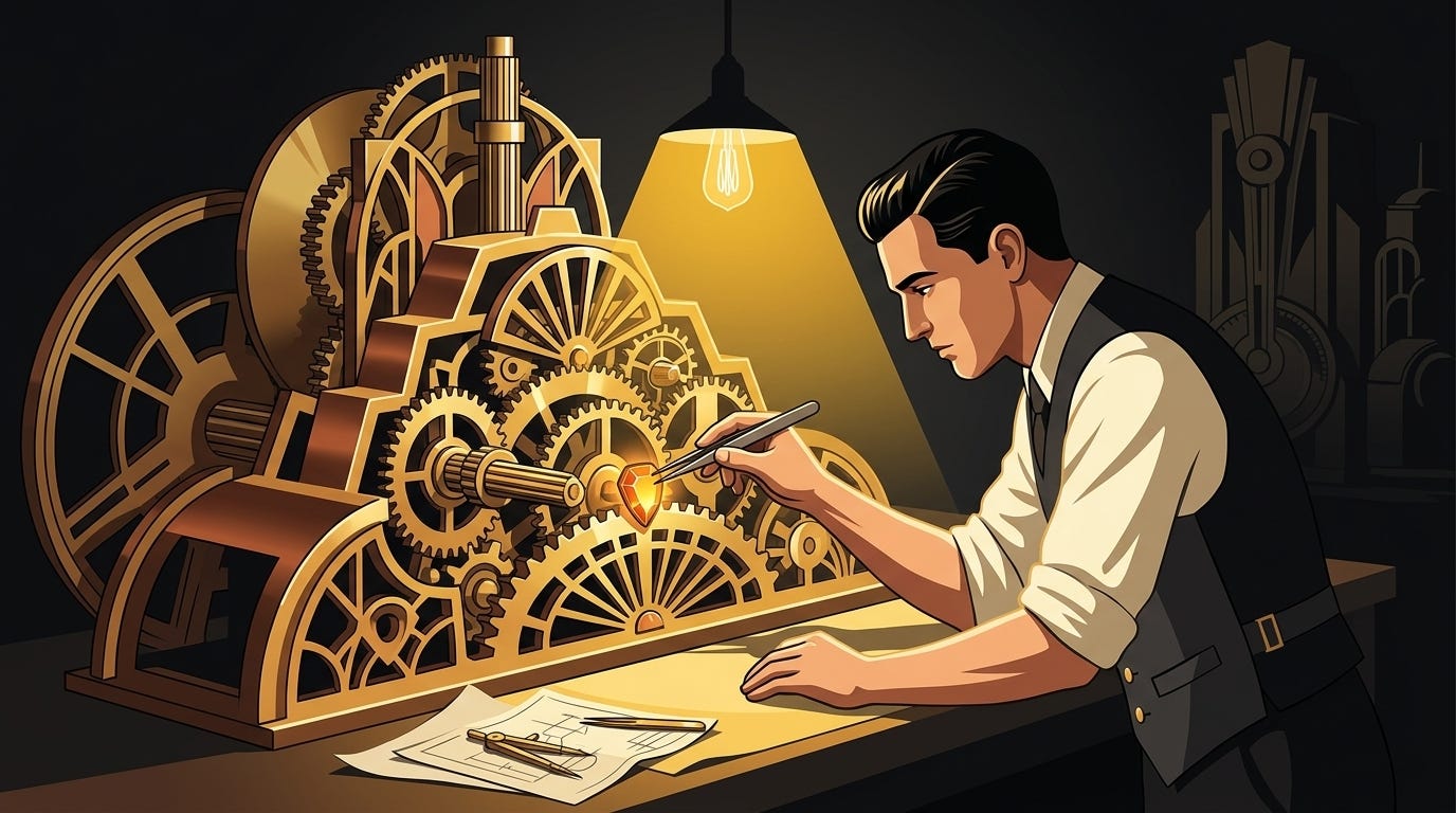 The model is the smallest part. The machine around it is what you're about to build. The model is the smallest part. The machine around it is what you're about to build.