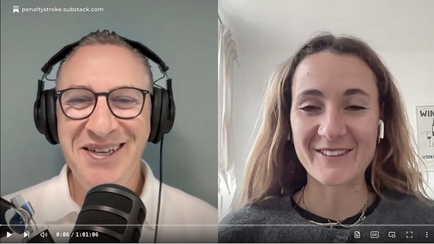 Penalty Stroke Podcast. Mariona Serrahima Penalty Stroke Podcast. Mariona Serrahima