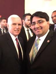 Image result for niraj antani and mike pence