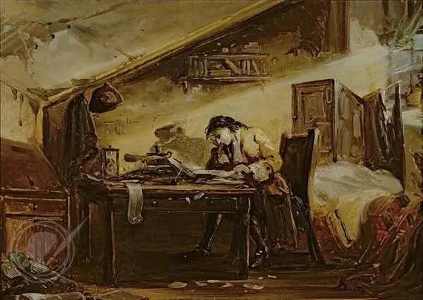 Thomas Chatterton in His Garret