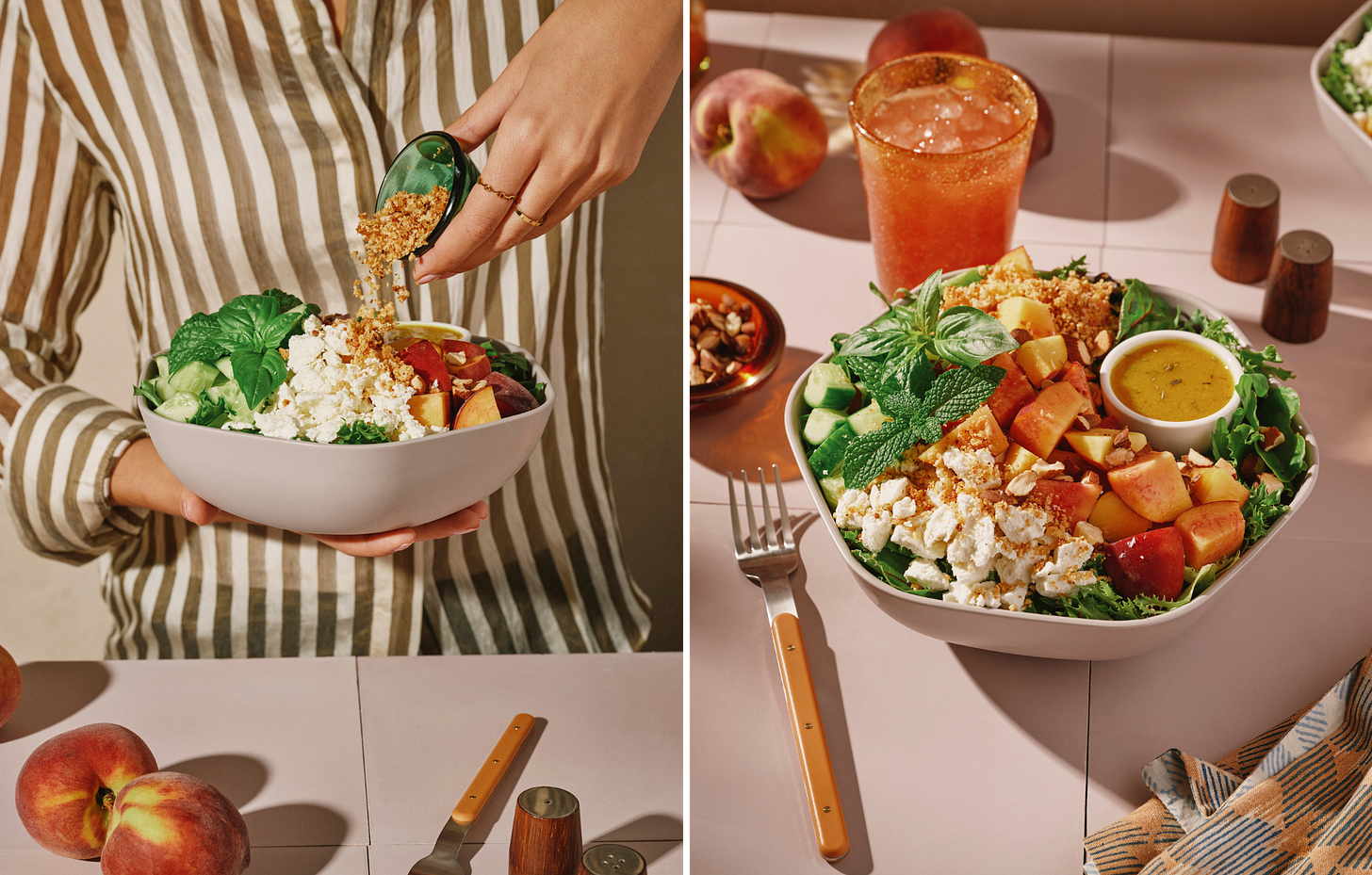 Sweetgreen unveils the new Alice Waters’ Peach & Goat Cheese Salad