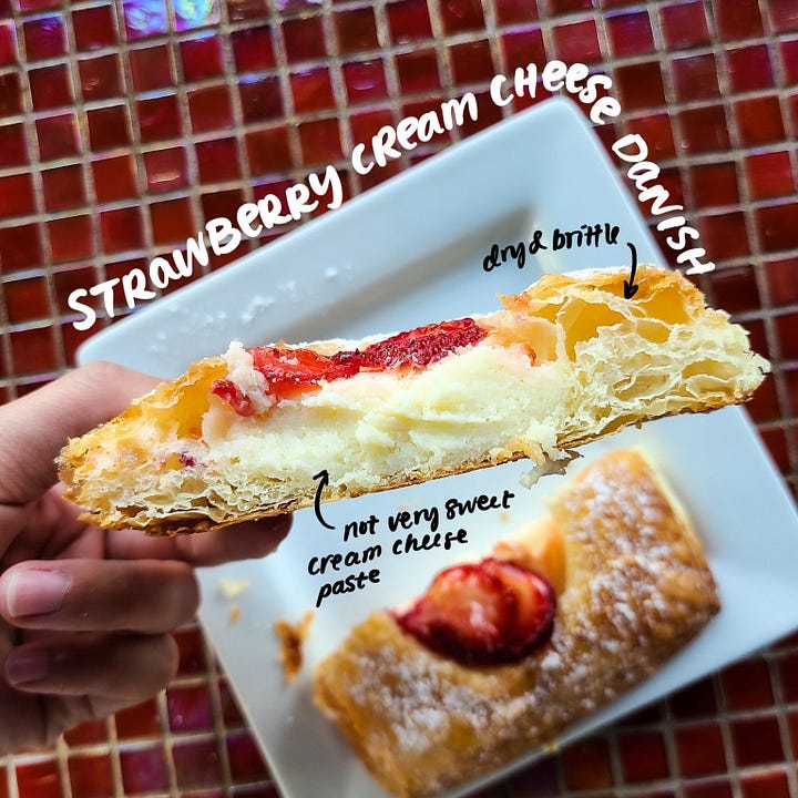 Amelie's Strawberry Cream Cheese Danish