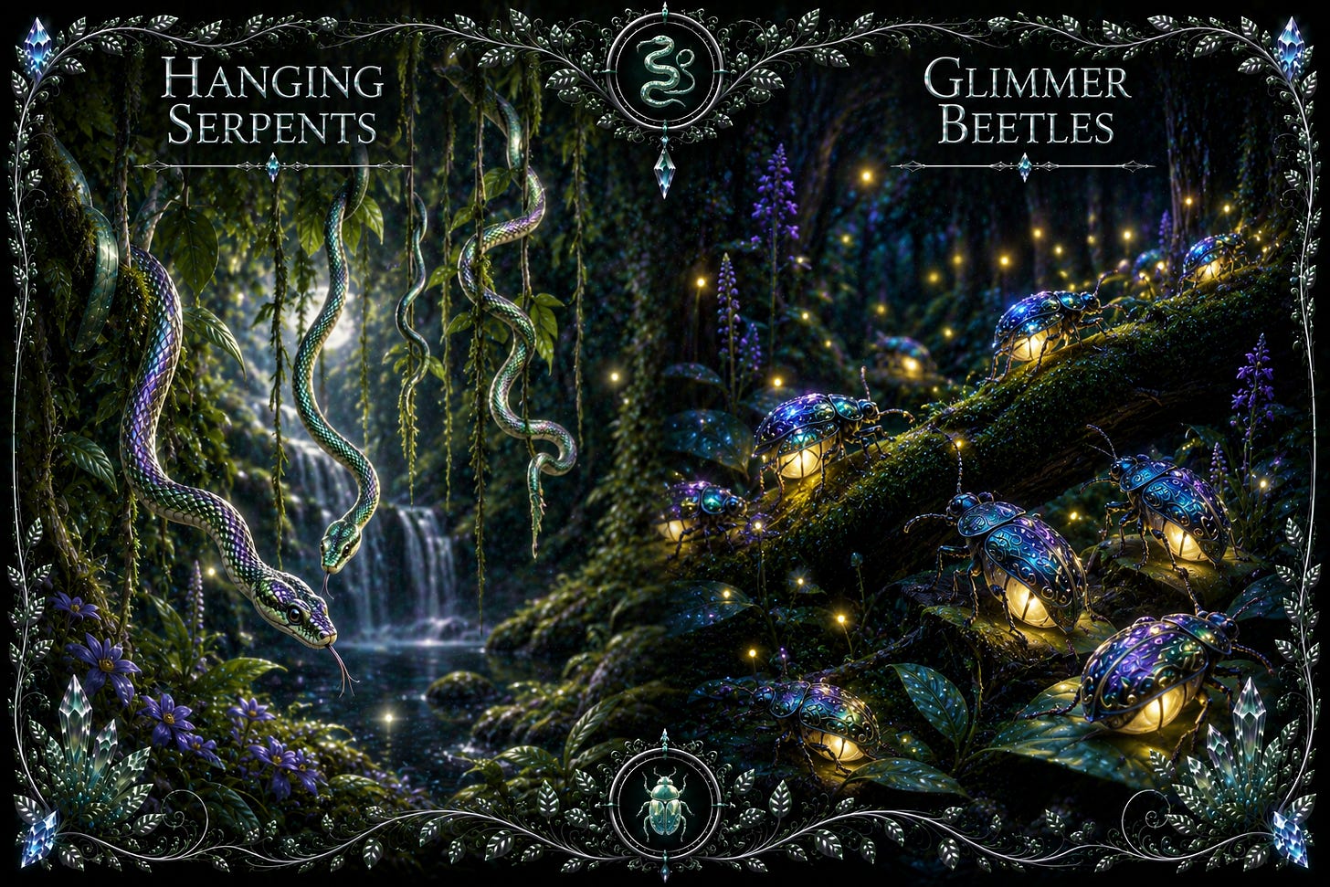 Image for Hanging Serpents and Glimmer Beetles Image for Hanging Serpents and Glimmer Beetles