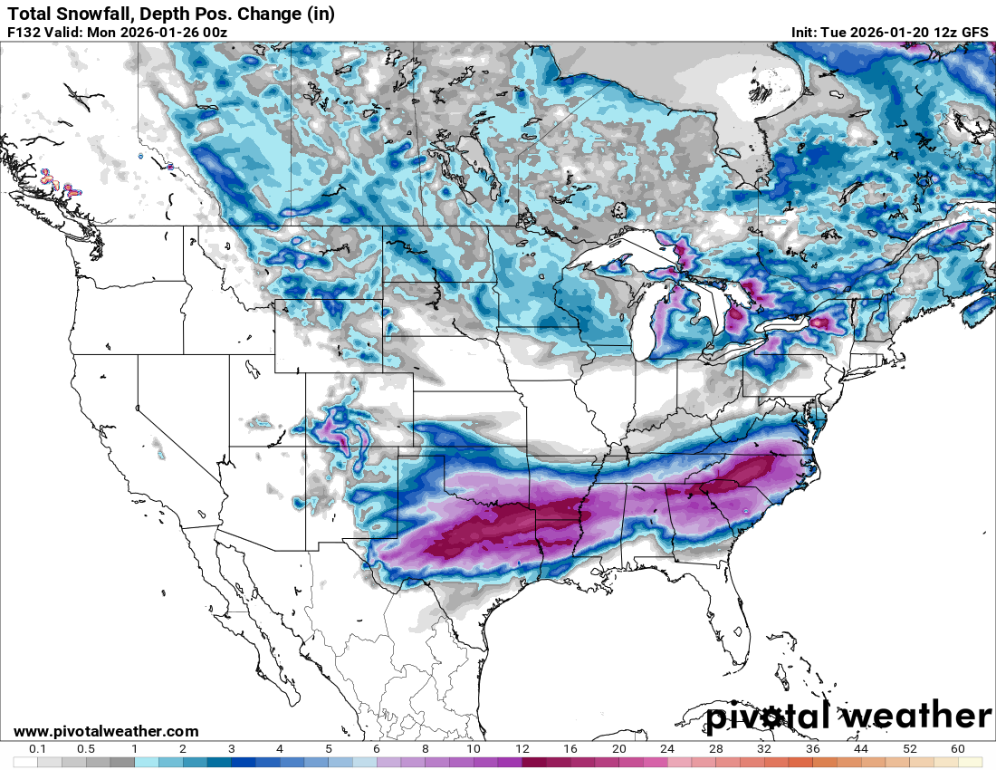 High impact winter storm likely to impact parts of the southern half of ...