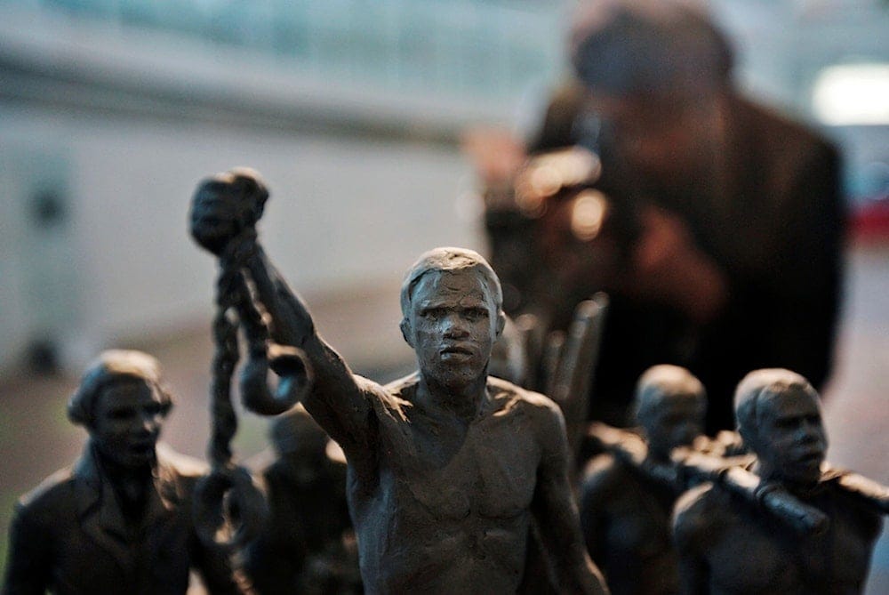 A man photographs a maquette of a statue, at City Hall, London, Monday, Aug. 18, 2008. (AP Photo/Lefteris Pitarakis, File) A man photographs a maquette of a statue, at City Hall, London, Monday, Aug. 18, 2008. (AP Photo/Lefteris Pitarakis, File)