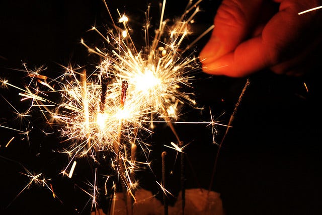 New Year Sparkler