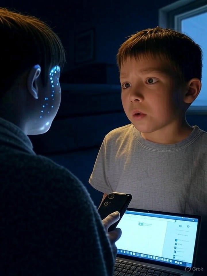 Idaho Attorney General Raúl Labrador Letter: Keeping Idaho Families Informed About Online Safety. Image Source: Grok ai