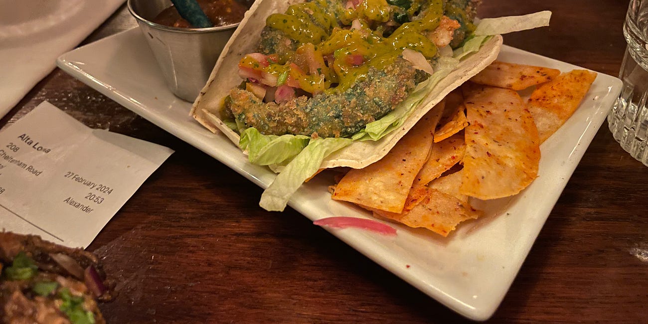 Alta Loma at Filthy XIII: 'This is exactly what doing a pop-up is for - to iron out the creases, to fine-tune the flavours, to tweak the tacos'