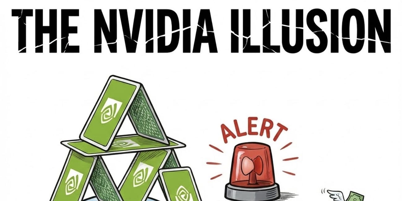 The Nvidia Illusion: Why the AI Giant Could Be a House of Cards on the Brink of Collapse.