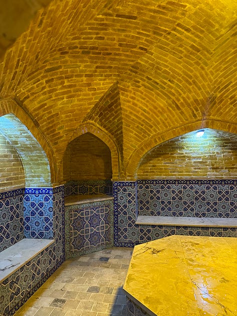 The Shahriston Hammam, a madrasa that is now a shop, and the ancient Samanid Mausoleum